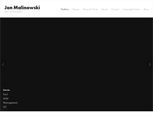 Tablet Screenshot of jonmalinowski.com